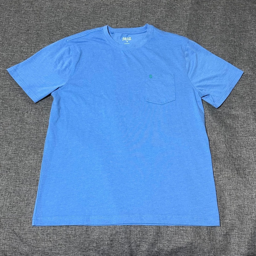 Izod Men's M Saltwater Soft Wash Pocket Crew T Shirt